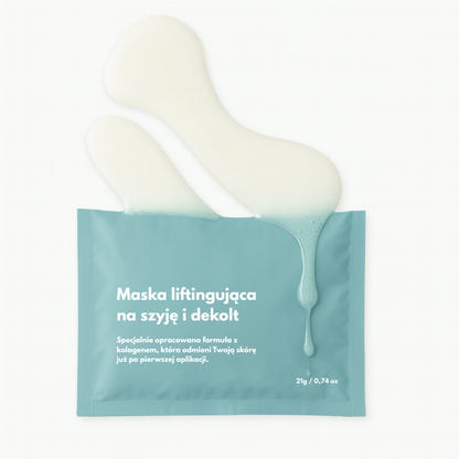 Maska przeciwstarzeniowa na szyję i dekolt