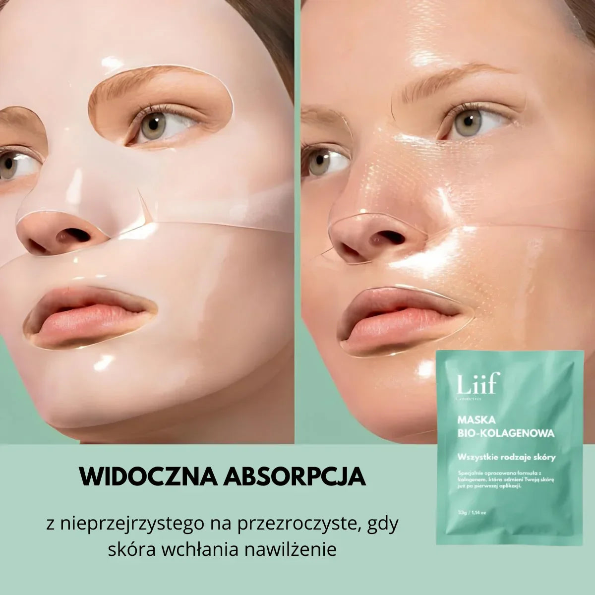 Maska bio-kolagenowa
